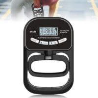 Digitaler Handkraftmessgerät, Elektronischer Hand Dynamometer für Grip Strength Trainer mit USB-Ladekabel und LED-Anzeige