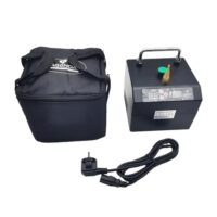 Praktischer und leistungsstarker Ballonaufblaser mit Düse, Touch-Schalter und Akku für effizientes Modellieren von Ballons.