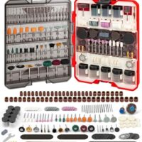 Multifunktionales Werkzeugset mit 618 Teilen für Rotationswerkzeuge zum Polieren, Schleifen, Schneiden, Bohren, Gravieren und Entgraten