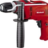 Einhell Schlagbohrmaschine TC-ID 650 E, 650 W, Bohrleistung Holz 25 mm, Beton 13mm, Metall 10 mm, Metall-Tiefenanschlag, Gürtelhaken