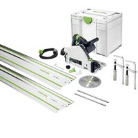 Festool Tauchsäge TS 55 REBQ Camp-Set im Systainer, hochwertiges Werkzeug für Heimwerker und Profis mit hoher Geschwindigkeit und Präzision bei der Bearbeitung von Holz und anderen Materialien