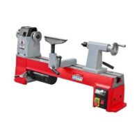 Hochwertige Holzmann Drechselmaschine D510F mit 230V und variabler Geschwindigkeitsregelung, ideal für Profis und Heimwerker.
