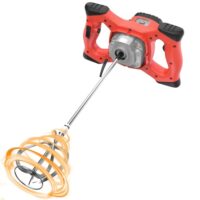 Mörtelrührer, Elektrischer Betonmischer, 6-Gang-Drehzahlregulierung, Quirl für Mörtel, Rührgerät für Mischen von Zement, Farbe und Futtermittelgips