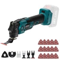 Multifunktionswerkzeug, Kompatibel mit Makita 18V Akkus, Bürstenloser DIY Oszillationswerkzeug mit Dämpfungssystem