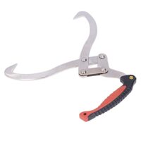 Holzzange mit Haken und Holzkralle für die Sammlung und Verarbeitung von Brennholz und Gartenholz