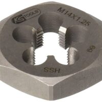 HSS Sechskant-Schneidmutter MF, M14x1,25 aus Hochleistungs-Stahl für Anwendungen in Heimwerken und Maschinenbau