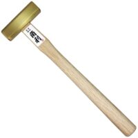 Kakuri Japanischer Messinghammer, 297 g, japanischer Hammer, doppelseitiger achteckiger Kopf, robuster Eichengriff, hergestellt in Japan