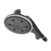 Kompaktschleifer für nahezu staubfreies Schleifen, inkl. Schleifscheiben-Set, Trockenbauschleifer, Schleifen von Wänden und Ecken