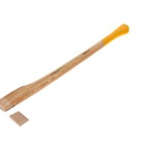Ersatzstiel für Spaltbeil, Stahl, 800 mm, 780 g, Gelb, Knauf, Forstwerkzeug