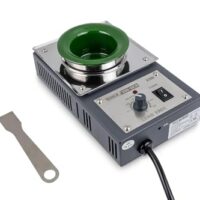 Sensorgeregelter Löttigel für hohe Präzision, Temperaturregelung, hochwertige Titaniumbeschichtung, Lötbad für Bleifreies und Bleihaltiges Lot, QU100-6C