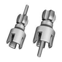 Rohrgewindeschneider-Set für Innen- und Außengewinde, 1/2" und 3/4" Gewindebohrer mit Doppelkopf, ideal für PVC-, PPR- und Kunststoffrohre, Sanitär-, Elektro- und Gartenarbeiten