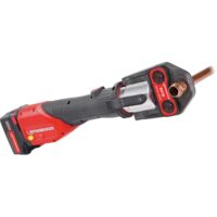 ROTHENBERGER ROMAX 4000 Basic Set Pressmaschine Standard, EU, 1x2Ah und 1x4Ah Akku Kapazität - Leistungsstarker und zuverlässiger Handwerker-Presswerkzeug für Rohre, Rohrpressmaschine