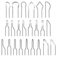 Pyrographie Spitzen für Brandmalmaschine, 23 Stück, Ersatz für Pyrographie Drahtspitzen, Hochfestige Federn, Breite Anwendung für Holz, Papier und Leder