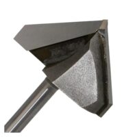 1/4 Zoll 6,35 MM Schaftfräser für Holzschnitzerei mit 90 Grad V-Nut Ansaugung