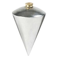 Hochwertiger Senklot aus Stahl, Birnenform, 1000 Gramm, professionelle Anwendung