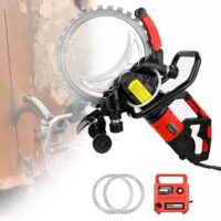 Ringbetonsäge für Ziegelgranit, elektrisch, 2 Sägeblätter, intelligente Wasserpumpe, hochpräzise und effiziente Schneidetechnologie