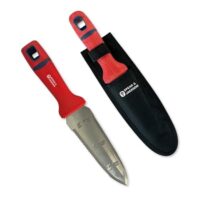 Das Spear & Jackson 4151HH Razorsharp Hori Hori Messer ist ein vielseitiges Werkzeug aus Edelstahl mit Holster und Gürtelschlaufe, ideal zum Pflanzen, Jäten und Schneiden in Garten oder Landwirtschaft.