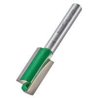 Hochwertiger Fräser-Bit mit gerade und zweigelenziger Form, Wolframkarbidspitze und PTFE-Antihaftbeschichtung für optimale Bearbeitung von Materialien