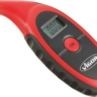 Vigoreifendrucktester V1423 mit digitaler Anzeige für Auto-, Motorrad- und Fahrradreifen, Reifendruckmessung, 0,15-7 bar