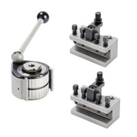 WABECO Schnellwechsel Stahlhalter Set, Multifix System mit Drehstahlhalter, Größe Aa (A0)