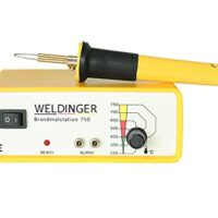Weldinger Brandmalstation BS 750, regelbare Brennerstation für Heimwerker, hochwertiges Gerät zum Branden von Holz und Leder