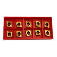 Hochwertige Wendeschneidplatten für Drehmaschinen, 10 Stück CCMT09t304 CCMT32.5 CNC Hartmetall-Einsatzschneider, Wendeschneiden für Drehmaschine und Fräseinsätze