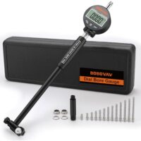 Digitale Messuhr Set für präzise Industriemessungen, Bohrungslehre mit 0,01 mm Präzision und 12 Messspitzen