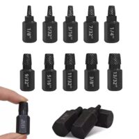 Bolten Entferner Set für beschädigte Schrauben, Hexagon Socket Bolt Removal Tool, Bolt Extractor Kit, Werkzeug zur Entfernung beschädigter Bolzen und Schrauben