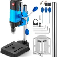 Bonvoisin Mini Tischbohrmaschine 1200W mit 6 variablen Geschwindigkeiten, ideal für Heimwerken und Metallbearbeitung