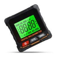 Digital LCD Winkelmesser mit Magnetfuß, multifunktionaler Wasserwaage Neigungsmesser mit Hintergrundbeleuchtung für genaue Messungen in 360° Drehung
