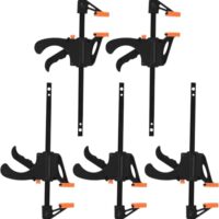 Einhandzwingen Set für Holzarbeiten - Schnellspannzwinge, 4 Zoll Schraubzwingen F Klemmen, Handwerk, Heimwerken