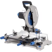 Leistungsstarke Gehrungssäge für Profis - 2,200 W Zug-Kapp-Gehrungssäge mit HM-Sägeblatt zum Schneiden von Baustahl - +/- 46˚ Gehrung und Metallsäge Elektrisch Säge