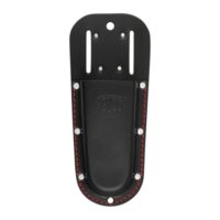 FELCO 910 Schwarz - Lederholster aus hochwertigem Material mit Gürtelclip für den praktischen Transport von Gartenwerkzeugen