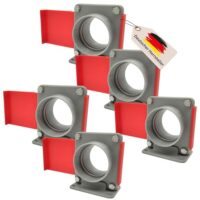 Floatcraft Absperrschieber DN50 für HT-Rohre - 5er-Set robustes Blastgate mit effizienter Luftstromsteuerung und schnellem Anschluss