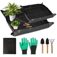 Gartenmatte aus wasserdichtem PE-Gewebe, ideal für Umtopfen und Gartenarbeiten