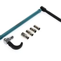 GEDORE Standhahnmutterschlüssel, blauer Mutterschlüssel für Einhebelmischbatterien und Standhähne mit schwenkbarer Klaue