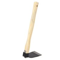 Handhacke mit Holzgriff für Gartenarbeit, zum Schneiden von Gras und Jäten, ideal für Pflanzen und Bodenbearbeitung