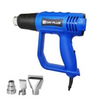 Heißluftpistole 2000W mit zwei Temperaturmodi, hoher und niedriger Temperatur, ideal für Trocknung von Kleidung und Gegenständen.