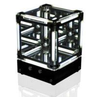 Lumenrix Löt Bausatz, DIY Nachtlicht Spiegel Elektronik Kit, einstellbare LED Helligkeit Magic Cube Lötprojekt Geschenkbox für Gamer Dekor Schule Studenten Lernen