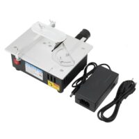 Mini Tischkreissäge mit 7-Gang-Netzteil und Präzisions-Skala Design für DIY-Holzbearbeitungsprojekte