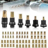 Nietmutternzange Set mit 60 Stück Muttern für Nietmutter Werkzeug, manuelle Nietmaschine für M3, M4, M5, M6, M8 und M10