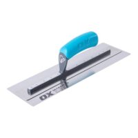Finishing Trowel mit Ultra-flexible Edelstahlklinge und leichtem Schaft für professionelle Handwerker und ambitious Heimwerker. OX Tools