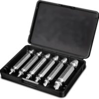 6-teiliges Schraubenausdreher-Set aus Schnellarbeitsstahl, inklusive Aufbewahrungskoffer, zum Herausdrehen von verrosteten oder abgenutzten Schrauben