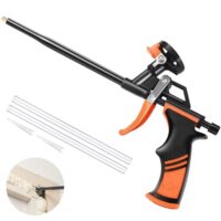 Bauschaumpistole für das Abdichten von Türen und Fenstern, Wärmedämung, präzise Spritze des Bauschaums ohne Verstopfen