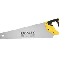 STANLEY Jet Cut Handsaw, 450 mm Länge, Hardpoint-Verzahnung, 7 Zähne pro Inch, 45°/90° Anschlag, Heimwerker Werkzeug