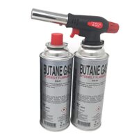 Starlet24 Lötbrenner, einsetzbar für verschiedene Anwendungen wie Kochen, BBQ und Löten, mit Piezo-Zündung und einstellbarer Flammengröße