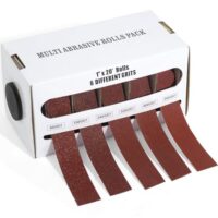 TayBong Schleifpapier Set mit 6 Rollen und 10 Blättern Körnung 1000 für Holzbearbeitung und Metallschleifen, perfekt für Werkstatt Zubehör