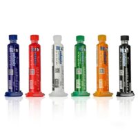 VOBOR UV Lötmasken Tinte, 6 Stück 10CC Härtende Lötstopptinte für PCB Leiterplatten und Isolationsschutzlack