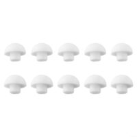 WC-Sitz-Stoßstangen, 10 Stück, Weiß, TPE und ABS, WC-Deckelkissen für leises Schließen, kompatibel mit den meisten WC-Marken