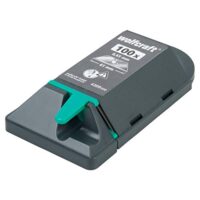 Set von 100 Wolfcraft Trapezklingen mit 0,65 mm Stärke und 61 mm Länge in einer Spenderbox